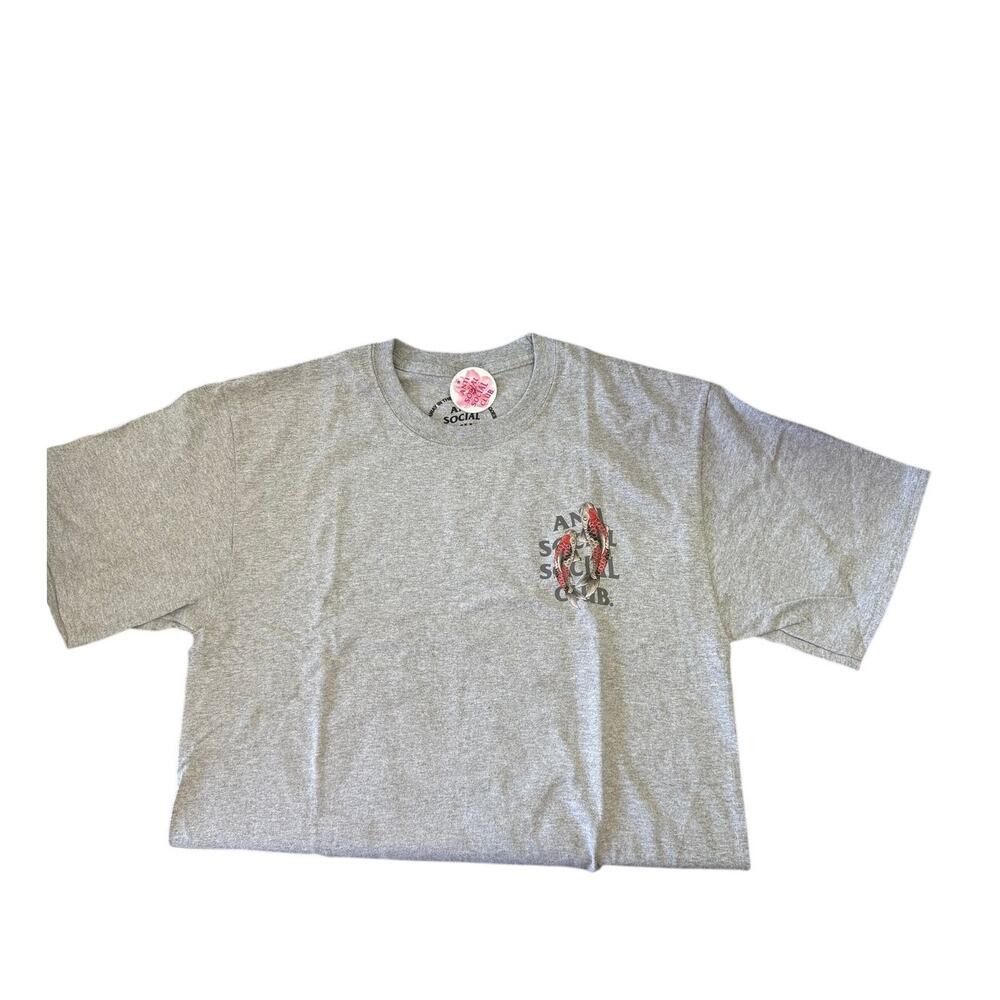 Anti Social Social Club Grey Koi Garden*Size M*SOLD OUT*New with tags - Picture 1 of 4